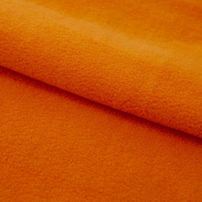 Флис DTY 16-1358, 250 г/м2, шир. 150 см, цвет оранжевый - купить в Ленинске-Кузнецком. Цена 640.46 руб.