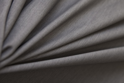 Костюмная ткань с вискозой "Флоренция", 195 гр/м2, шир.150см, цвет св.серый - купить в Ленинске-Кузнецком. Цена 491.97 руб.