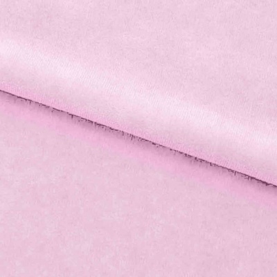 Велюр JS LIGHT 1, 220 гр/м2, шир.150 см, (3,3 м/кг), цвет бл.розовый - купить в Ленинске-Кузнецком. Цена 1 055.34 руб.