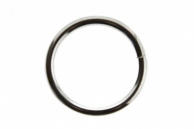 Кольцо металлическое d-32 мм, цв.-никель - купить в Ленинске-Кузнецком. Цена: 3.54 руб.