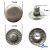 Кнопка металлическая "Альфа" с пружиной, 15 мм (уп. 720+/-20 шт), цвет никель - купить в Ленинске-Кузнецком. Цена: 1 466.73 руб.