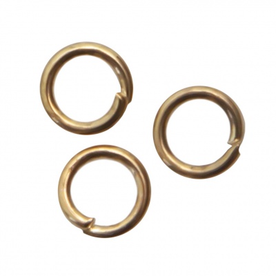 Кольцо  соединительное для бижутерии 4 мм, цв.-золото - купить в Ленинске-Кузнецком. Цена: 0.41 руб.