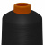 Нитки текстурированные кручёные, намот. 15 000 м, цвет чёрный - купить в Ленинске-Кузнецком. Цена: 237.24 руб.