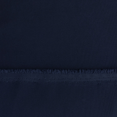 Костюмная ткань "Элис", 220 гр/м2, шир.150 см, цвет т.синий - купить в Ленинске-Кузнецком. Цена 308 руб.
