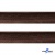 Кант атласный 074, шир. 12 мм (в упак. 65,8 м), цвет коричневый - купить в Ленинске-Кузнецком. Цена: 237.16 руб.
