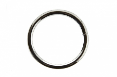 Кольцо металлическое d-3 х 32 мм, цв.-никель - купить в Ленинске-Кузнецком. Цена: 3.92 руб.