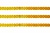 Пайетки "ОмТекс" на нитях, CREAM, 6 мм С / упак.73+/-1м, цв. 92 - золото - купить в Ленинске-Кузнецком. Цена: 484.77 руб.