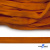 Шнур плетеный (плоский) d-12 мм, (уп.90+/-1м), 100% полиэстер, цв.267 - оранжевый - купить в Ленинске-Кузнецком. Цена: 8.62 руб.