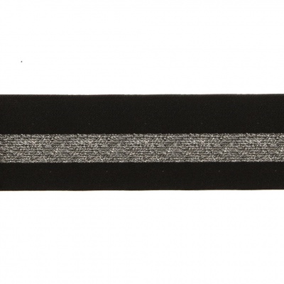 #2/6-Лента эластичная вязаная с рисунком шир.52 мм (45,7+/-0,5 м/бобина) - купить в Ленинске-Кузнецком. Цена: 69.33 руб.