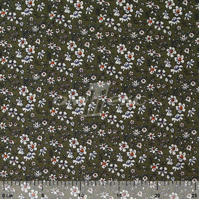 Плательная ткань "Фламенко" 11.2, 80 гр/м2, шир.150 см, принт растительный - купить в Ленинске-Кузнецком. Цена 259.21 руб.