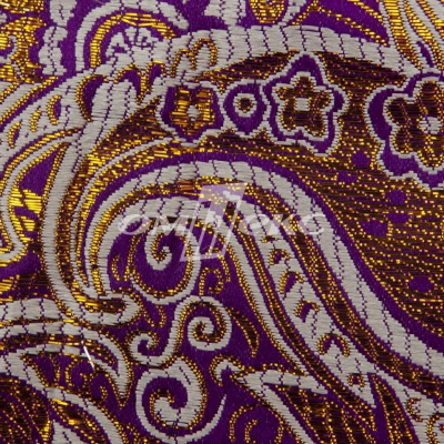 Ткань костюмная жаккард №9, 140 гр/м2, шир.150см, цвет фиолет - купить в Ленинске-Кузнецком. Цена 383.29 руб.