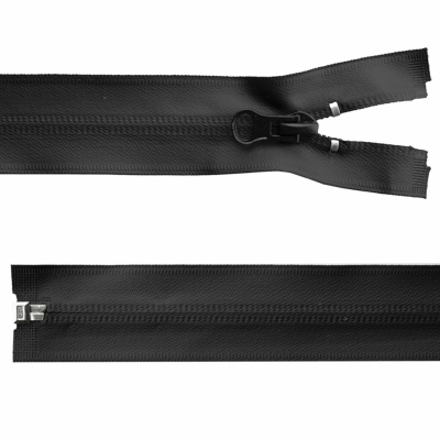 Молния водонепроницаемая PVC Т-7, 100 см, разъемная, цвет чёрный - купить в Ленинске-Кузнецком. Цена: 61.89 руб.