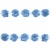 Тесьма плетеная "Рюш", упак. 9,14 м, цвет голубой - купить в Ленинске-Кузнецком. Цена: 45.87 руб.