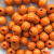 0309-Бусины деревянные "ОмТекс", 16 мм, упак.50+/-3шт, цв.003-оранжевый - купить в Ленинске-Кузнецком. Цена: 62.22 руб.