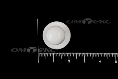 Пуговица поварская "Пукля", 10 мм, цвет белый - купить в Ленинске-Кузнецком. Цена: 2.28 руб.