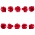 Тесьма плетеная "Рюш", упак. 9,14 м, цвет красный - купить в Ленинске-Кузнецком. Цена: 46.82 руб.