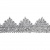 Тесьма металлизированная 0384-0240, шир. 40 мм/уп. 25+/-1 м, цвет серебро - купить в Ленинске-Кузнецком. Цена: 490.74 руб.
