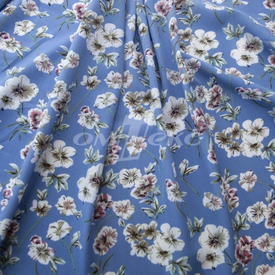 Плательная ткань "Фламенко" 12.1, 80 гр/м2, шир.150 см, принт растительный - купить в Ленинске-Кузнецком. Цена 241.49 руб.
