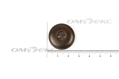 Пуговица деревянная круглая №54 (25мм) - купить в Ленинске-Кузнецком. Цена: 4.12 руб.
