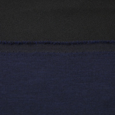 Ткань костюмная 26150 2009, 214 гр/м2, шир.150см, цвет т.синий - купить в Ленинске-Кузнецком. Цена 362.24 руб.