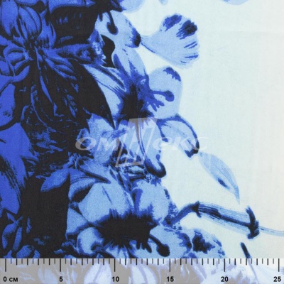 Плательная ткань "Фламенко" 19.1, 80 гр/м2, шир.150 см, принт растительный - купить в Ленинске-Кузнецком. Цена 241.49 руб.