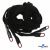 Шнурки #106-01, плоские 130 см, декор.наконечник, цв.чёрный - купить в Ленинске-Кузнецком. Цена: 43.98 руб.