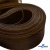 Регилиновая лента, шир.65мм, (уп.25 ярд), цв.- коричневый - купить в Ленинске-Кузнецком. Цена: 499.43 руб.