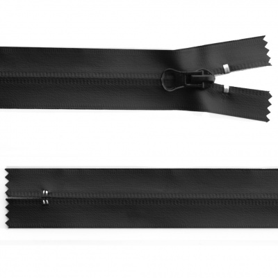 Молния водонепроницаемая PVC Т-7, 20 см, неразъемная, цвет чёрный - купить в Ленинске-Кузнецком. Цена: 21.56 руб.