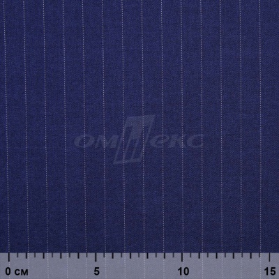 Костюмная ткань "Жаклин", 188 гр/м2, шир. 150 см, цвет тёмно-синий - купить в Ленинске-Кузнецком. Цена 430.84 руб.