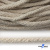 Шнур плетеный d-6 мм круглый, 70% хлопок 30% полиэстер, уп.90+/-1 м, цв.1077-лён - купить в Ленинске-Кузнецком. Цена: 588 руб.