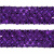 Тесьма с пайетками 12, шир. 35 мм/уп. 25+/-1 м, цвет фиолет - купить в Ленинске-Кузнецком. Цена: 1 308.30 руб.