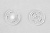 Кнопки пришивные пластиковые 13 мм, блистер 24шт, цв.-прозрачные - купить в Ленинске-Кузнецком. Цена: 62.27 руб.