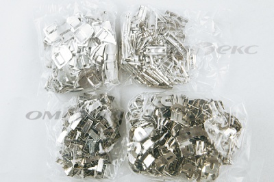 Крючки брючные 4 шипа "Стром" 144 шт. никель - купить в Ленинске-Кузнецком. Цена: 383.97 руб.