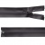 Молния водонепроницаемая PVC Т-7, 60 см, разъемная, цвет (301) т.серый - купить в Ленинске-Кузнецком. Цена: 49.39 руб.