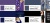 Костюмная ткань "Элис" 18-3921, 200 гр/м2, шир.150см, цвет голубика - купить в Ленинске-Кузнецком. Цена 303.10 руб.