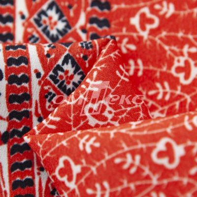 Плательная ткань "Фламенко" 24.1, 80 гр/м2, шир.150 см, принт этнический - купить в Ленинске-Кузнецком. Цена 241.49 руб.