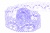 Тесьма кружевная 0621-2063, шир. 40 мм/уп. 20+/-1 м, цвет 107-фиолет - купить в Ленинске-Кузнецком. Цена: 933.93 руб.