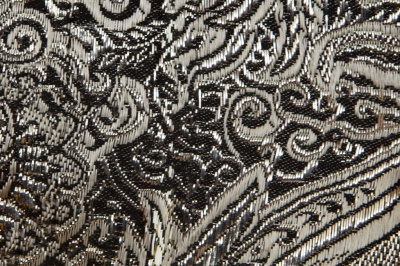 Ткань костюмная жаккард №11, 140 гр/м2, шир.150см, цвет тем.серебро - купить в Ленинске-Кузнецком. Цена 383.29 руб.