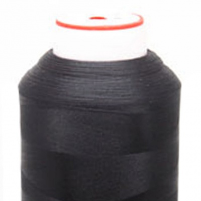 Нитки текстурированные некручёные, намот. 5 000 м, цвет чёрный - купить в Ленинске-Кузнецком. Цена: 70.43 руб.
