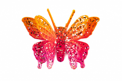 Бабочка декоративная пластиковая #10 - купить в Ленинске-Кузнецком. Цена: 7.09 руб.