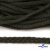Шнур плетеный d-6 мм круглый, 70% хлопок 30% полиэстер, уп.90+/-1 м, цв.1075-хаки - купить в Ленинске-Кузнецком. Цена: 588 руб.