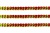 Пайетки "ОмТекс" на нитях, CREAM, 6 мм С / упак.73+/-1м, цв. 96 - красный - купить в Ленинске-Кузнецком. Цена: 484.77 руб.