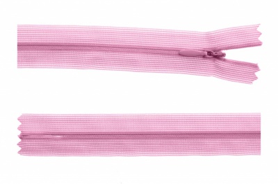 Молния потайная Т3 513, 60 см, капрон, цвет св.розовый - купить в Ленинске-Кузнецком. Цена: 10.24 руб.