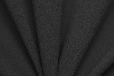 Костюмная ткань с вискозой "Бриджит", 210 гр/м2, шир.150см, цвет чёрный - купить в Ленинске-Кузнецком. Цена 564.96 руб.