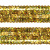Тесьма с пайетками D16, шир. 20 мм/уп. 25+/-1 м, цвет золото - купить в Ленинске-Кузнецком. Цена: 778.19 руб.