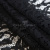 Кружевное полотно #2307, 145 гр/м2, шир.150см, цвет чёрный - купить в Ленинске-Кузнецком. Цена 449.07 руб.