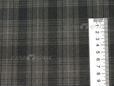 Ткань костюмная клетка 25235 2004, 185 гр/м2, шир.150см, цвет серый/бел - купить в Ленинске-Кузнецком. Цена 