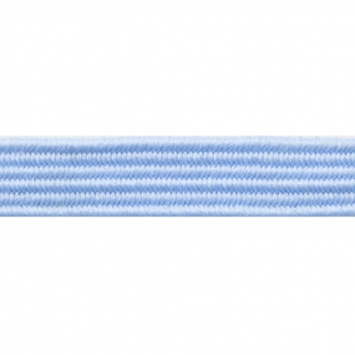Резиновые нити с текстильным покрытием, шир. 6 мм ( упак.30 м/уп), цв.- 108-голубой - купить в Ленинске-Кузнецком. Цена: 155.22 руб.