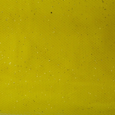 Сетка Глиттер, 24 г/м2, шир.145 см., желтый - купить в Ленинске-Кузнецком. Цена 117.24 руб.