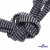 Шнурки #107-07, плоские 130 см, двухцветные цв.серый/чёрный - купить в Ленинске-Кузнецком. Цена: 23.03 руб.
